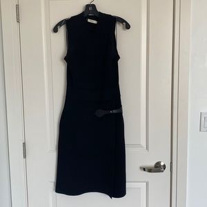 ALC black knit sheath dress XS